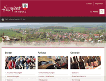 Tablet Screenshot of hilzingen.de